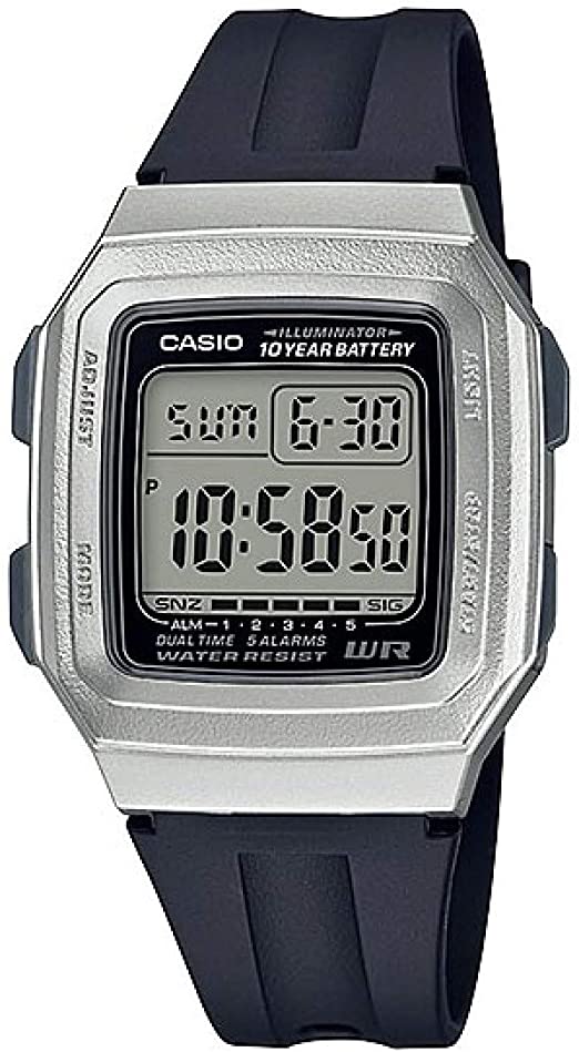 Casio Montre numérique à Quartz pour Homme avec Bracelet en résine