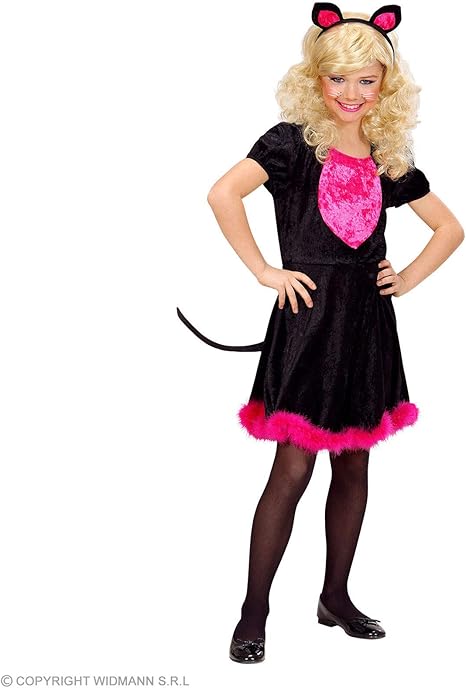 Widmann Kitty Kat - Enfants Costume de déguisement - Moyen - 140cm