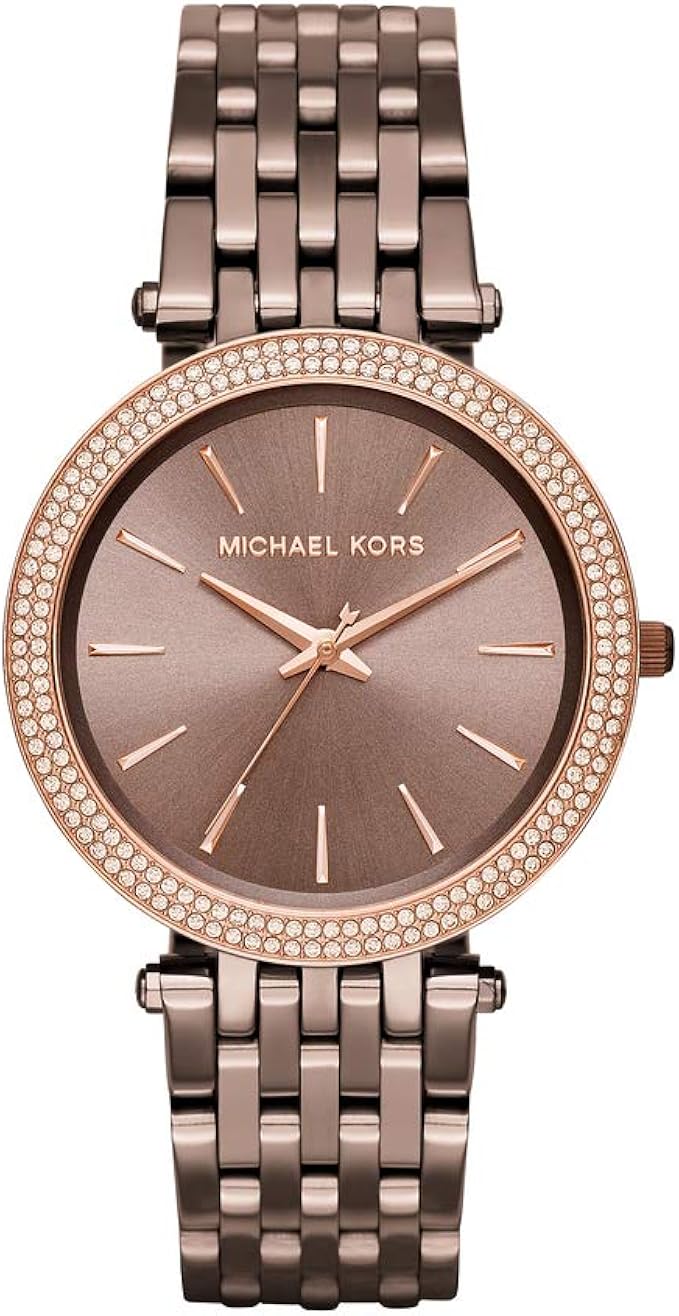 Montre pour femme Michael Kors DARCI, taille du boîtier 39 mm, mouvement à trois aiguilles, bracelet en acier inoxydable