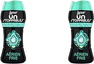 Lenor Unstoppables Parfum de Linge en Perles pour Lessive, 16 Lavages (224g), Aérienne, Fraîcheur Non-stop jusqu'à 12 Sema...