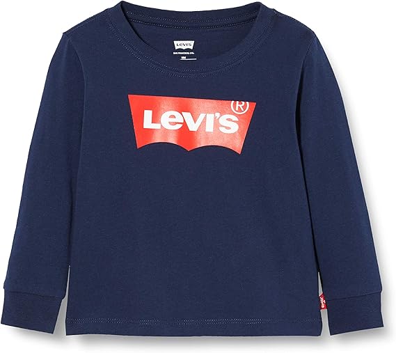 Levi's Kids Top à manches longues Garçon Lvb L/S Batwing Tee Shirt