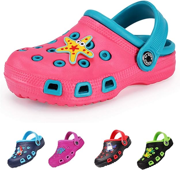 Sabots Et Mules Pantoufles Chaussures Enfant Bébé Fille Garçon Antidérapant Eté Piscine de Jardin Été Clogs Sandales de Plage à Enfiler