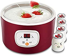 Yaourtière électrique avec accessoire pour yaourt grec, 20 W, 1 litre, rouge Yaourtière électrique avec accessoire pour yaourt grec, 20 W, 1 litre, rouge