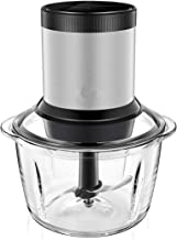 Hachoir avec bol en verre résistant à la chaleur, 400 W, 1 litre, noir Hachoir avec bol en verre résistant à la chaleur, 400 W, 1 litre, noir