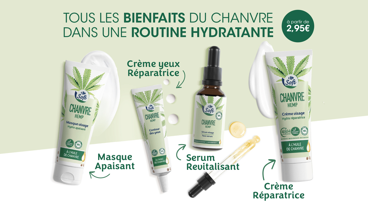 Bon plan pour tester gratuitement les produits de soins visage Carrefour Soft.