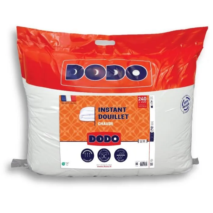  Couette Chaude Dodo Instant Douillet 220×240 : Confort et Chaleur à Prix Réduit