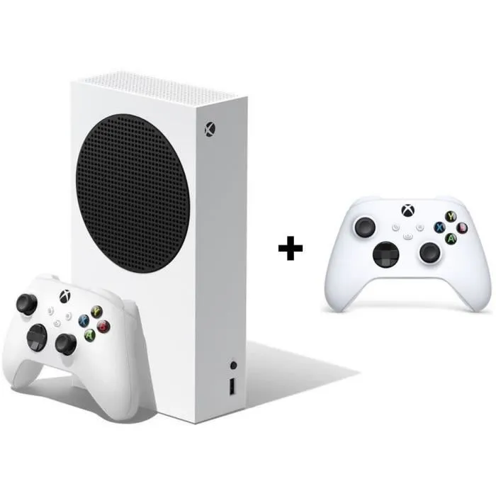 Console Microsoft Xbox Series S 512 Go + Manette Robot White à 259€ sur Cdiscount