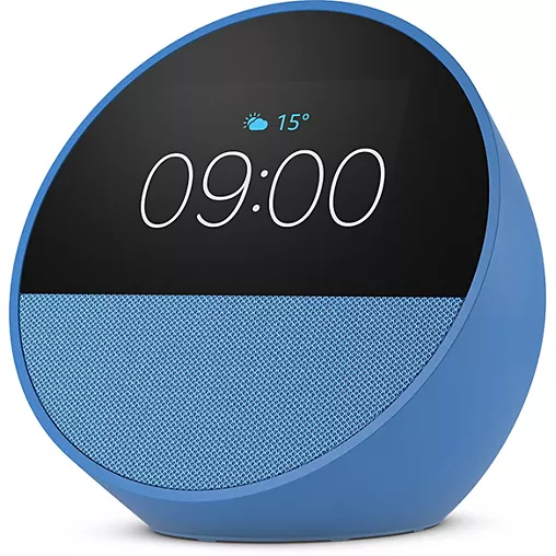 Assistant vocal Amazon Echo Spot 2024 – Réveil connecté intelligent à prix réduit